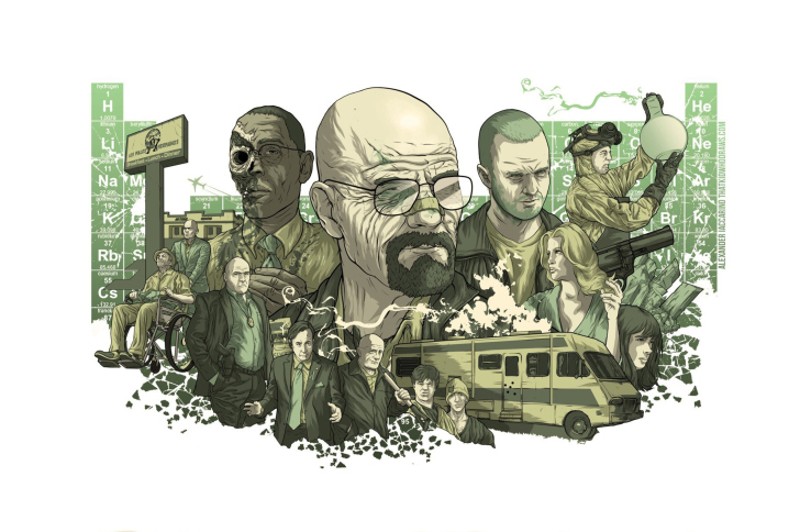 Fondo de pantalla Breaking Bad Illustration