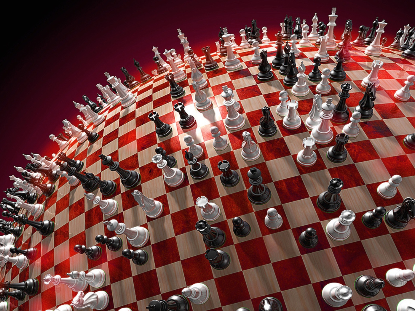 Fondo de pantalla Chess Game Board 1400x1050