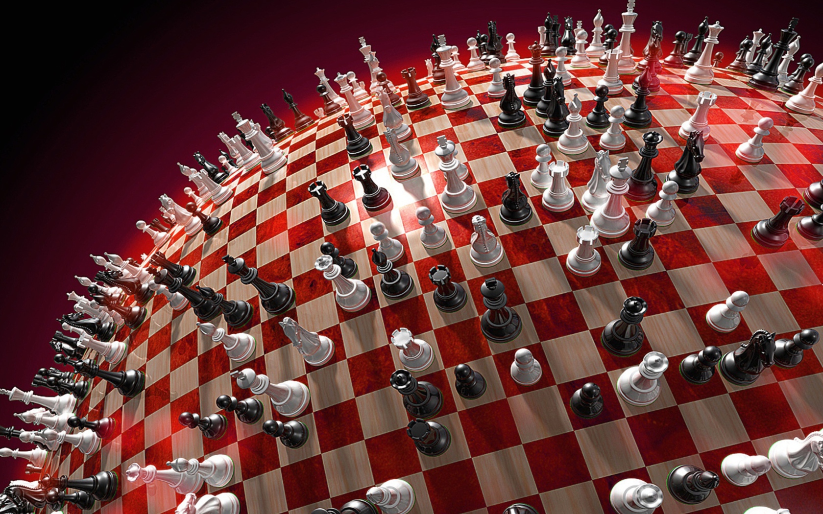 Fondo de pantalla Chess Game Board 1680x1050