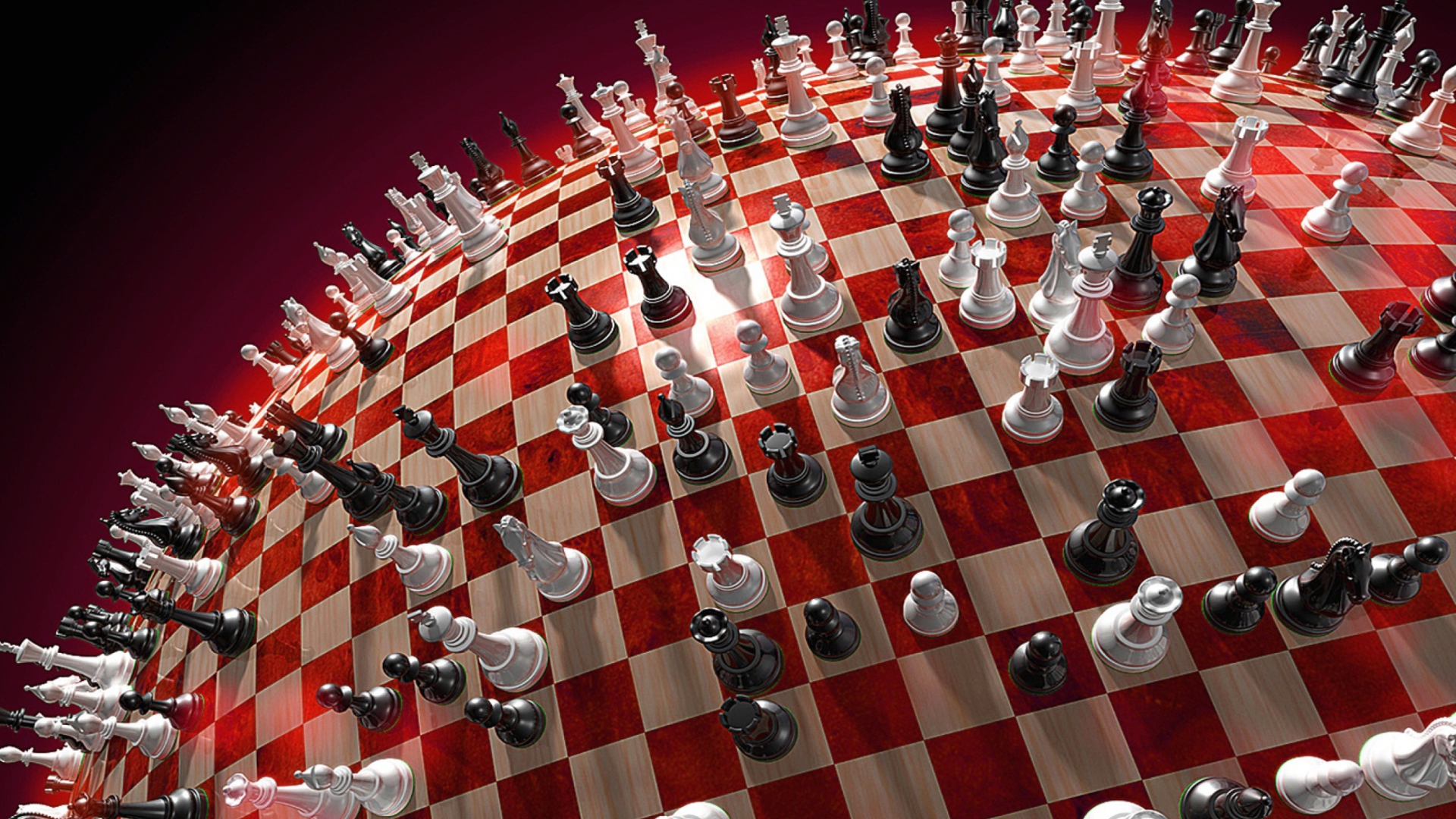 Fondo de pantalla Chess Game Board 1920x1080