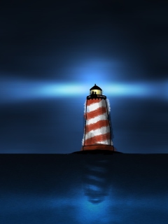 Das Lighthouse Wallpaper 240x320