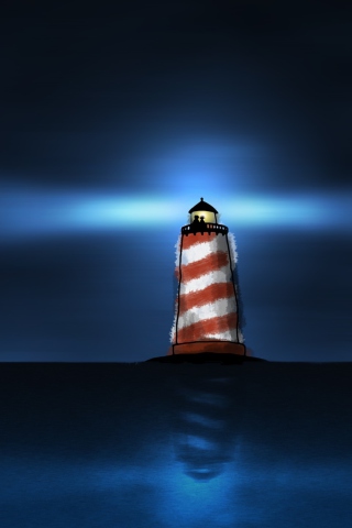 Das Lighthouse Wallpaper 320x480