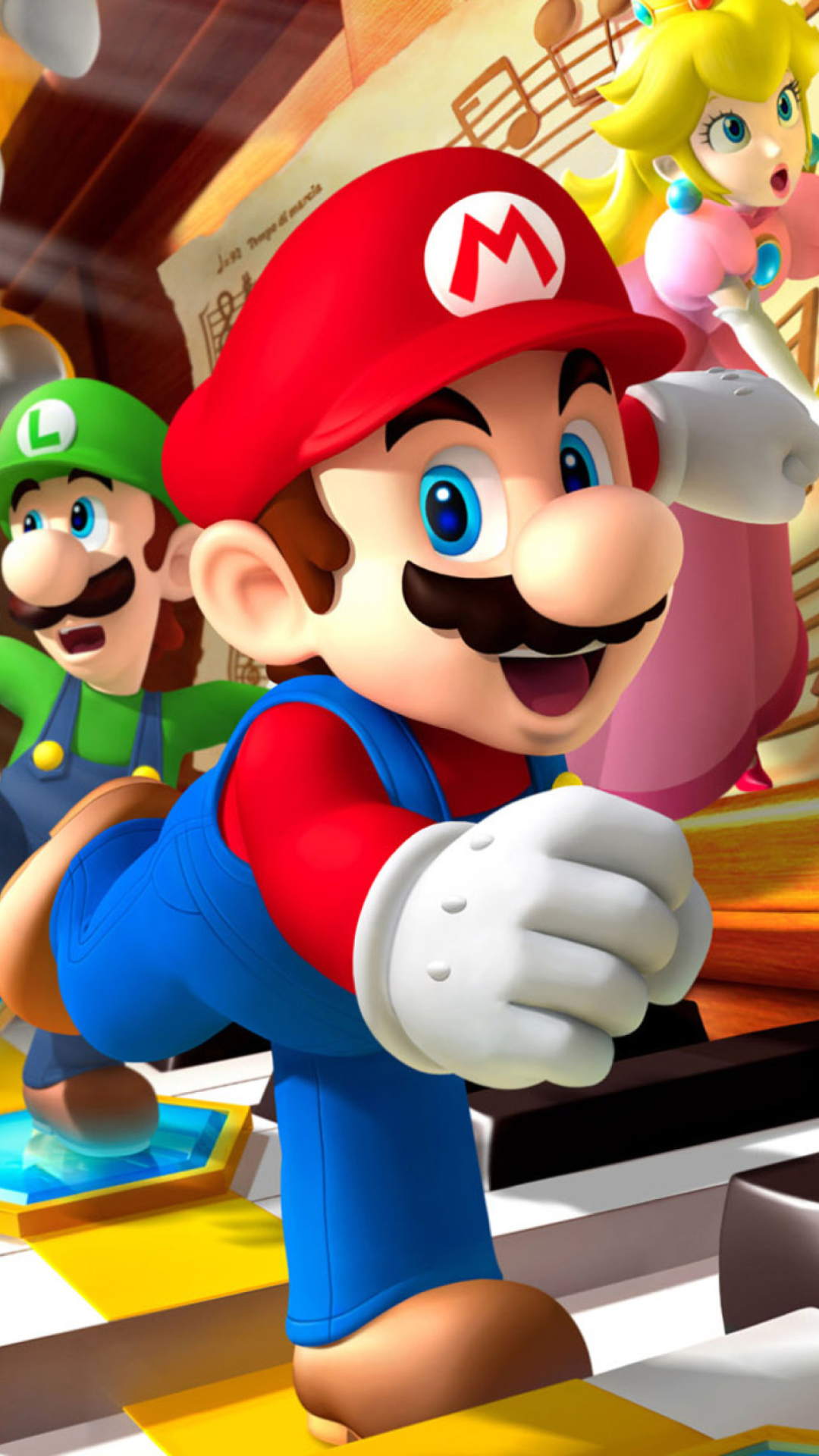 Das Mario Party - Super Mario Wallpaper 1080x1920