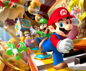 Обои Mario Party - Super Mario 176x144