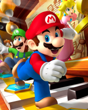 Обои Mario Party - Super Mario 176x220