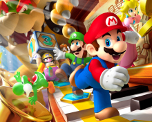 Screenshot №1 pro téma Mario Party - Super Mario 220x176