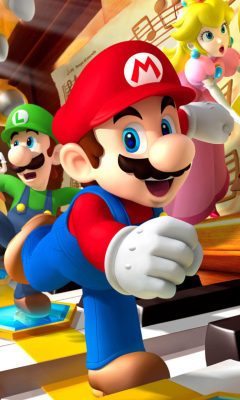 Обои Mario Party - Super Mario 240x400