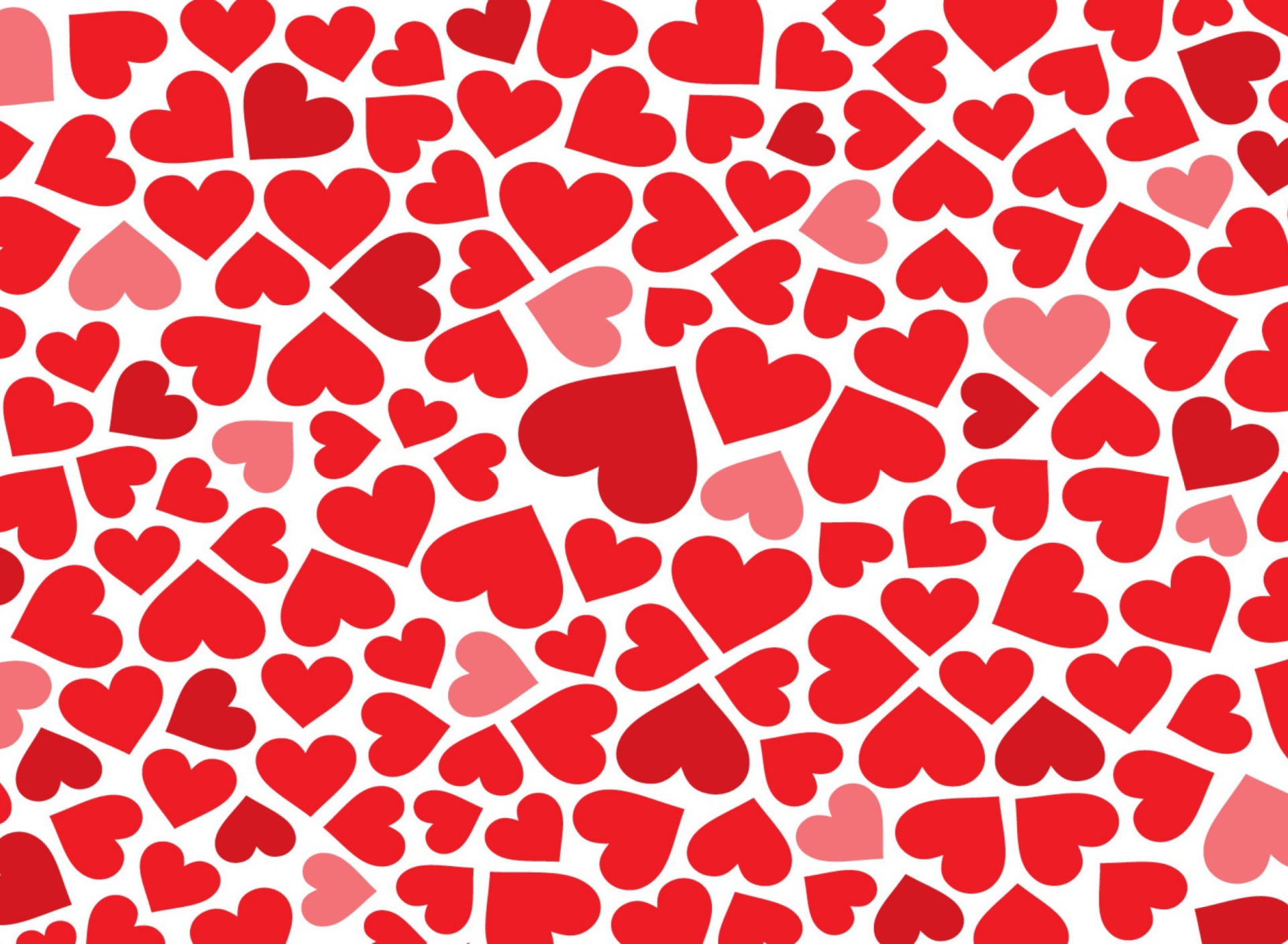 Red Hearts wallpaper 1920x1408