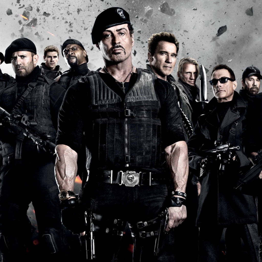 Das The Expendables 2 Wallpaper 1024x1024