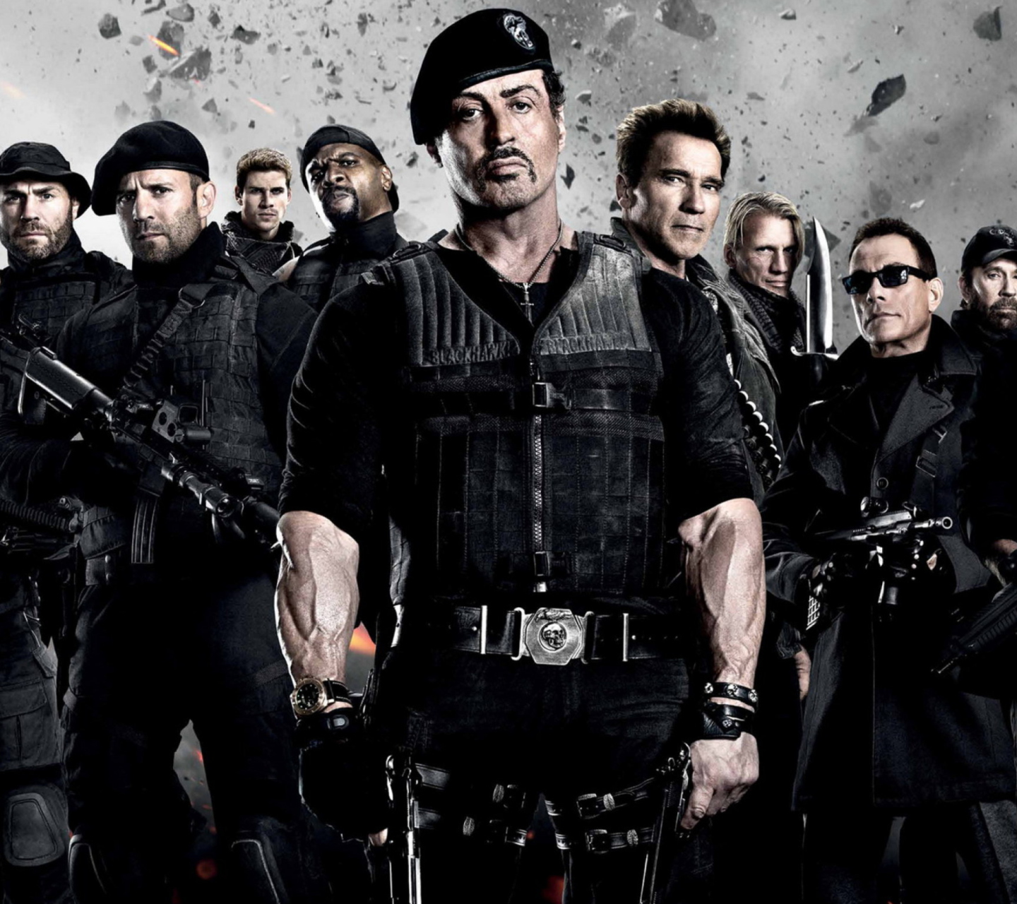 Обои The Expendables 2 1440x1280