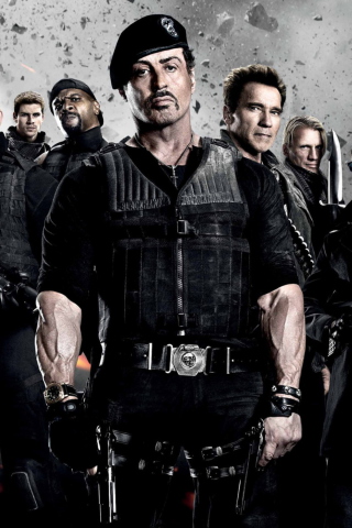 The Expendables 2 wallpaper 320x480