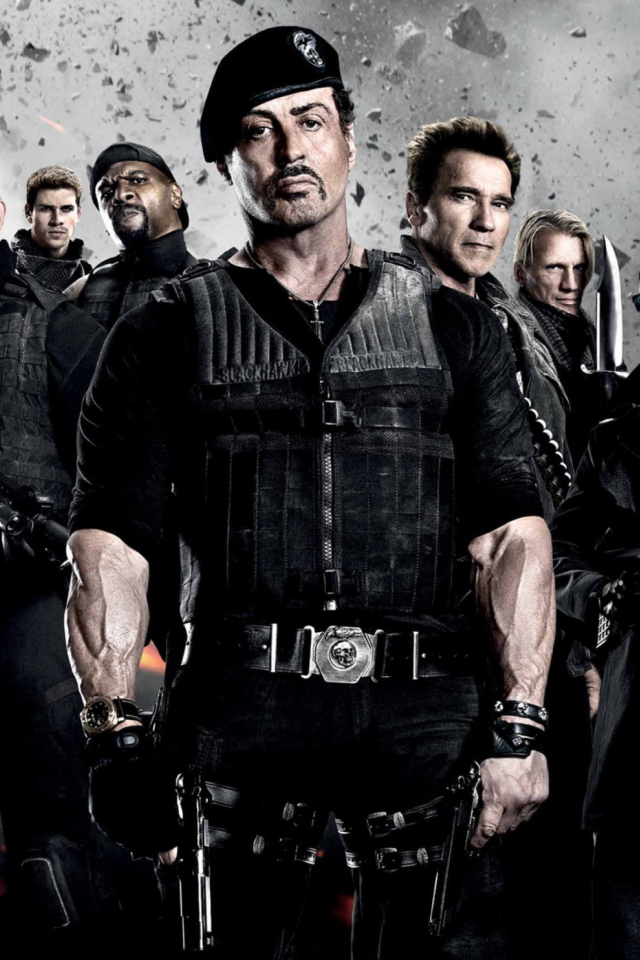 Обои The Expendables 2 640x960