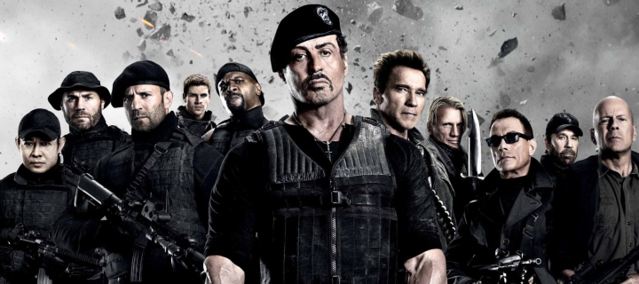 The Expendables 2 wallpaper 720x320