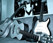 Rammstein guitars for metal music wallpaper 176x144