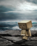 Screenshot №1 pro téma Danbo On Ocean Coast 128x160