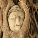 Wooden Buddha In Thailand screenshot #1 128x128