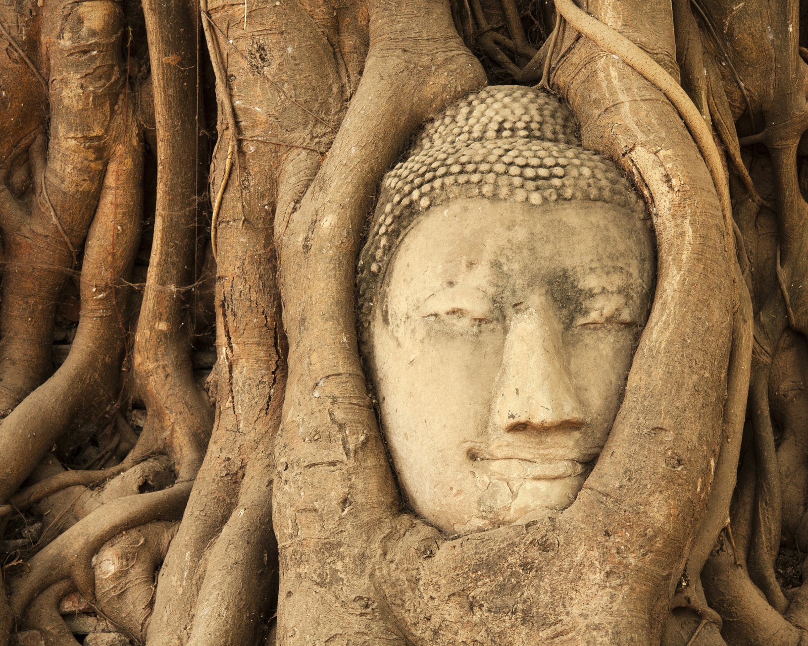 Wooden Buddha In Thailand wallpaper 1600x1280