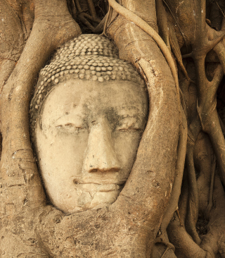 Wooden Buddha In Thailand sfondi gratuiti per Nokia C1-01