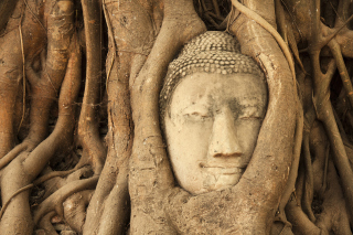 Wooden Buddha In Thailand - Obrázkek zdarma 