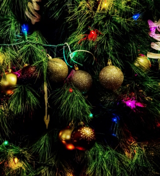 Christmas Tree papel de parede para celular para iPad 3