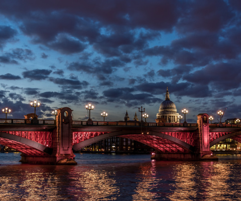 Westminster Bridge in UK wallpaper 480x400