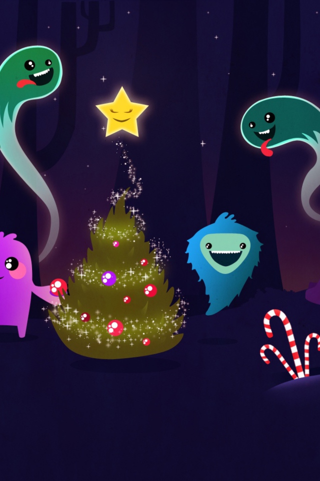 Screenshot №1 pro téma Christmas Characters 640x960