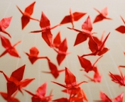 Das Origami Wallpaper 176x144
