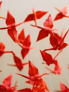 Das Origami Wallpaper 240x320