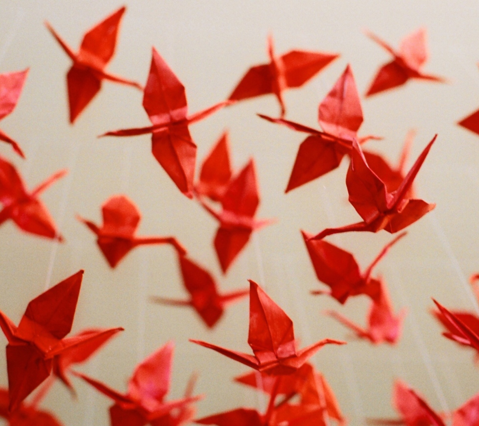 Origami wallpaper 960x854