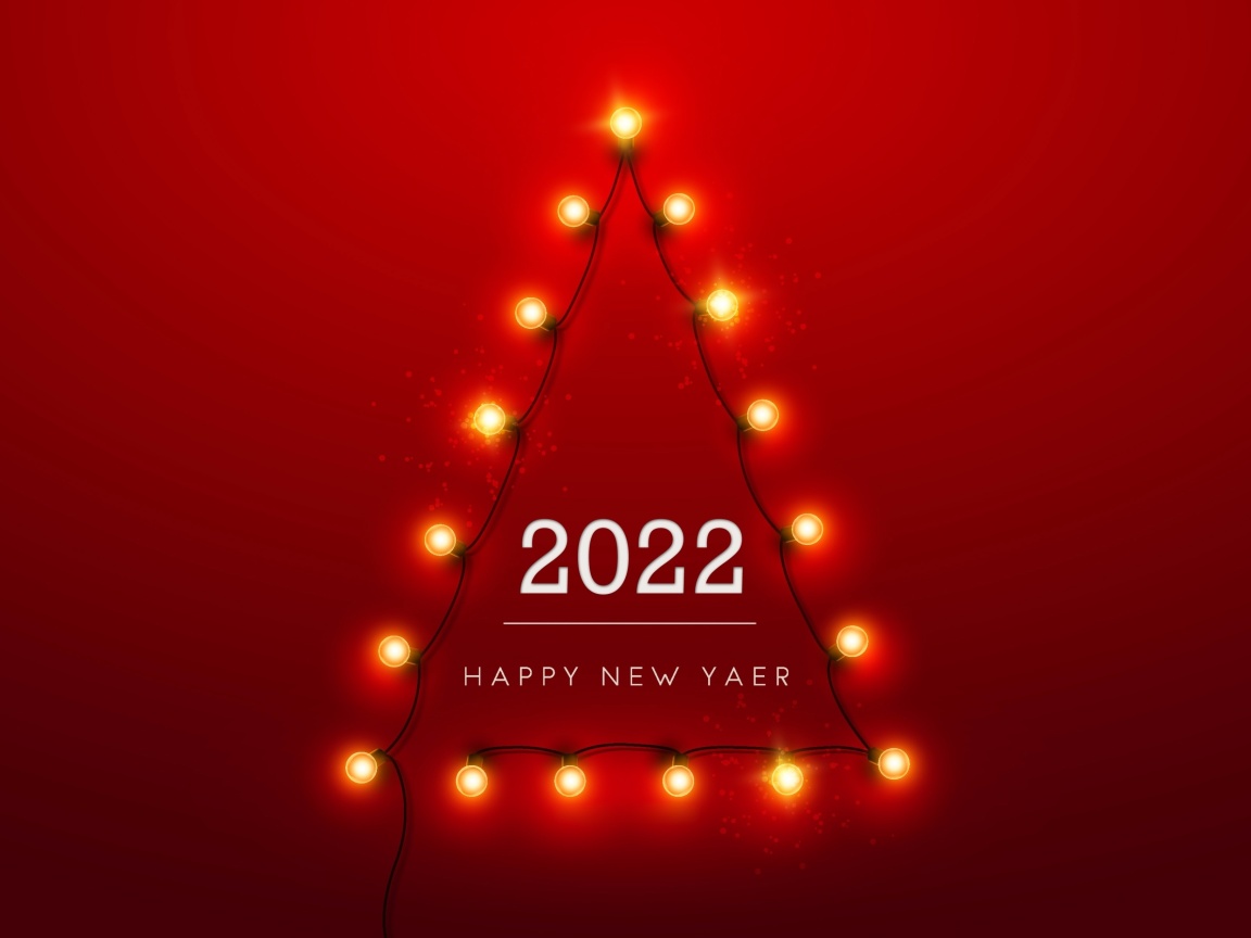 Happy New Year 2022 wallpaper 1152x864