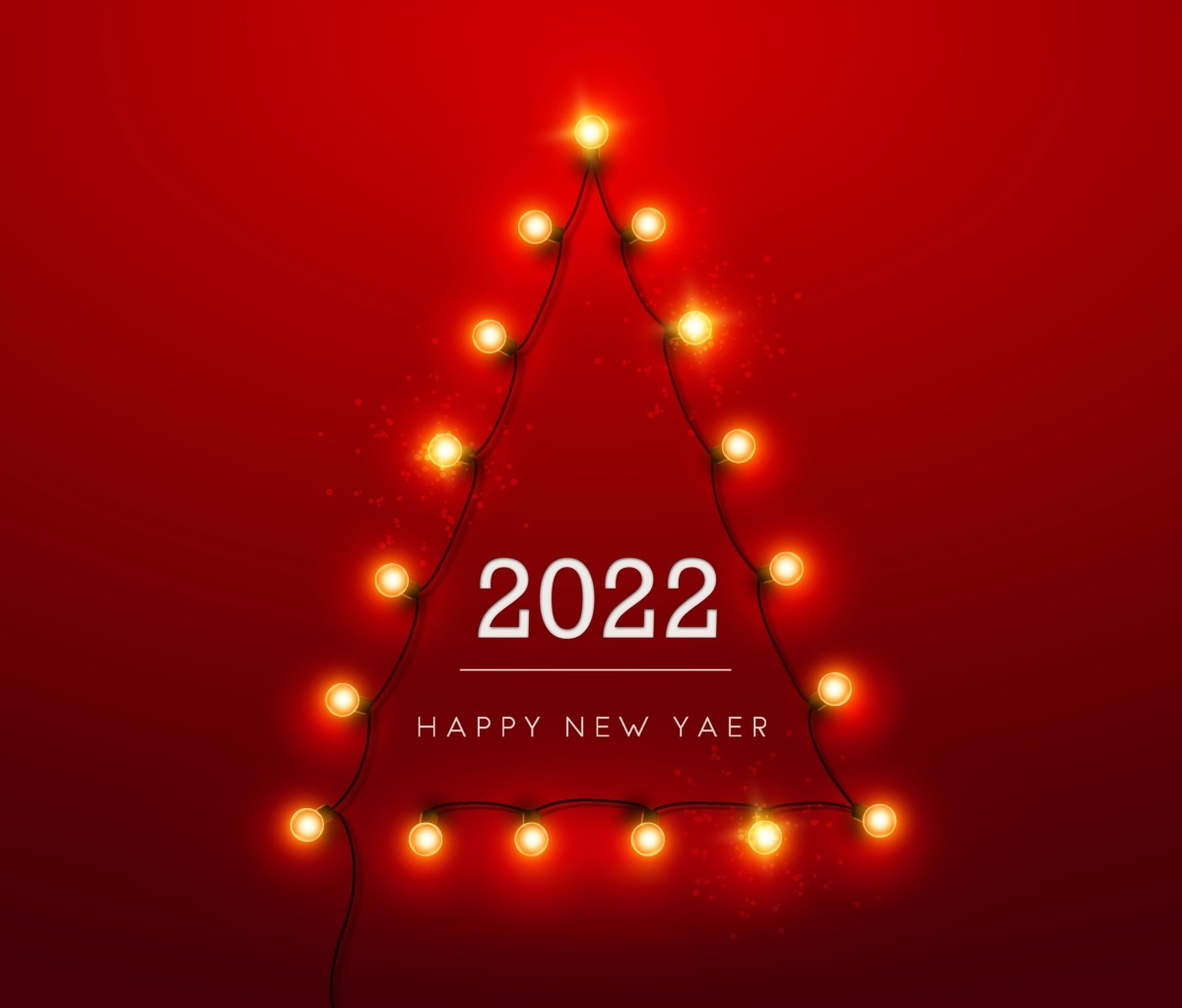 Обои Happy New Year 2022 1200x1024