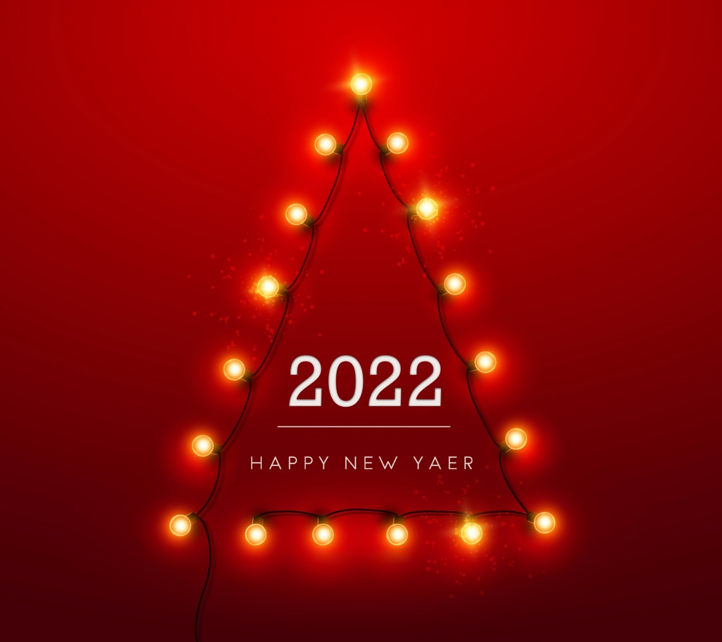 Fondo de pantalla Happy New Year 2022 1440x1280