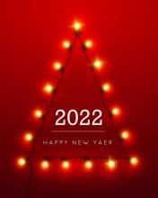 Happy New Year 2022 wallpaper 176x220