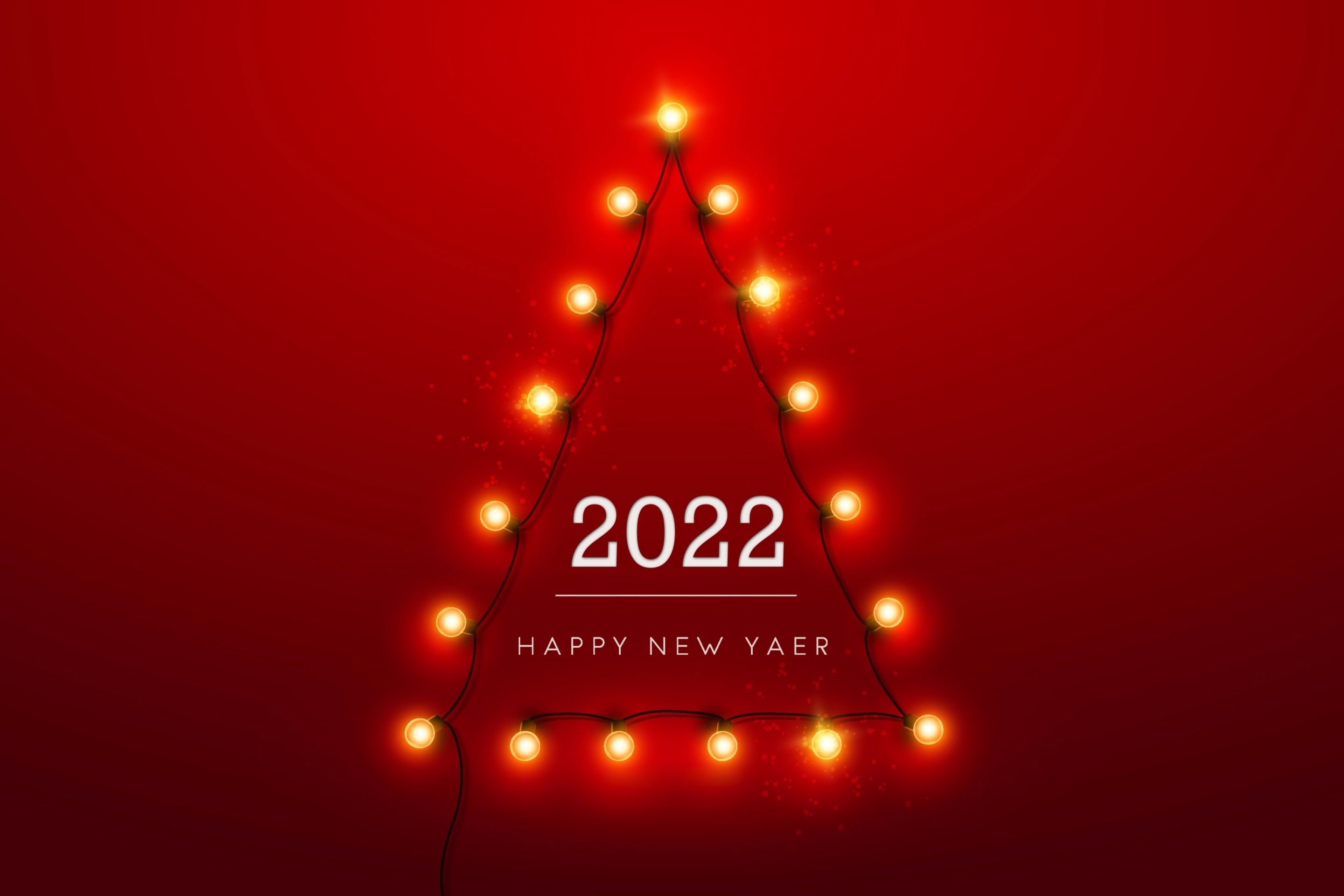 Обои Happy New Year 2022 2880x1920