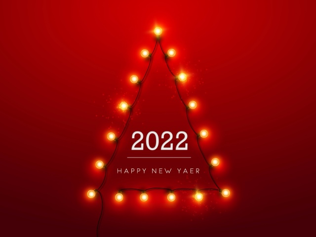 Happy New Year 2022 wallpaper 640x480