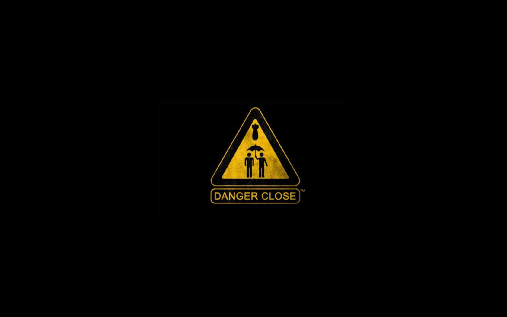 Warning Sign wallpaper 1680x1050