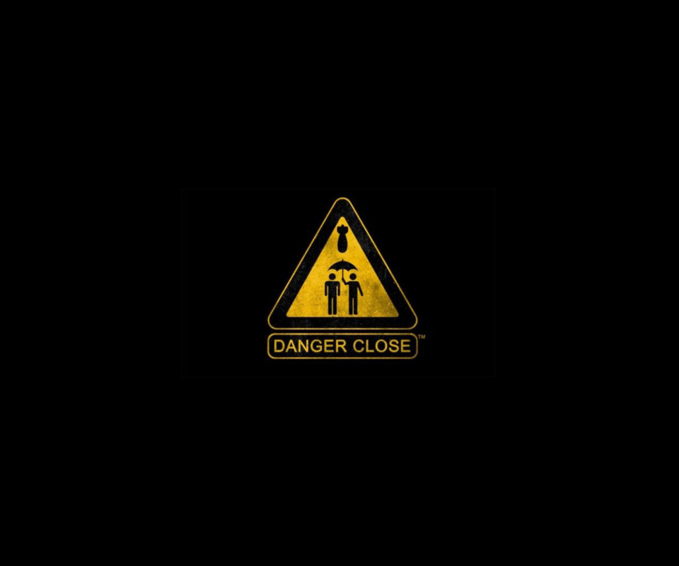 Warning Sign wallpaper 960x800