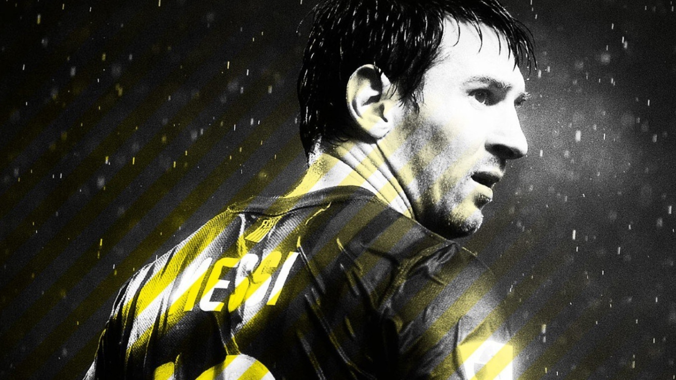 Sfondi Messi 1366x768