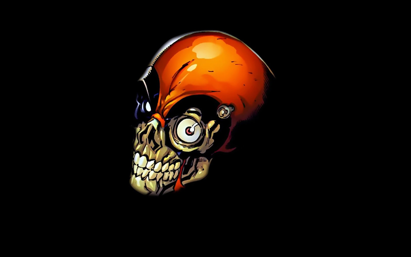 Fondo de pantalla Skull Tech 1440x900