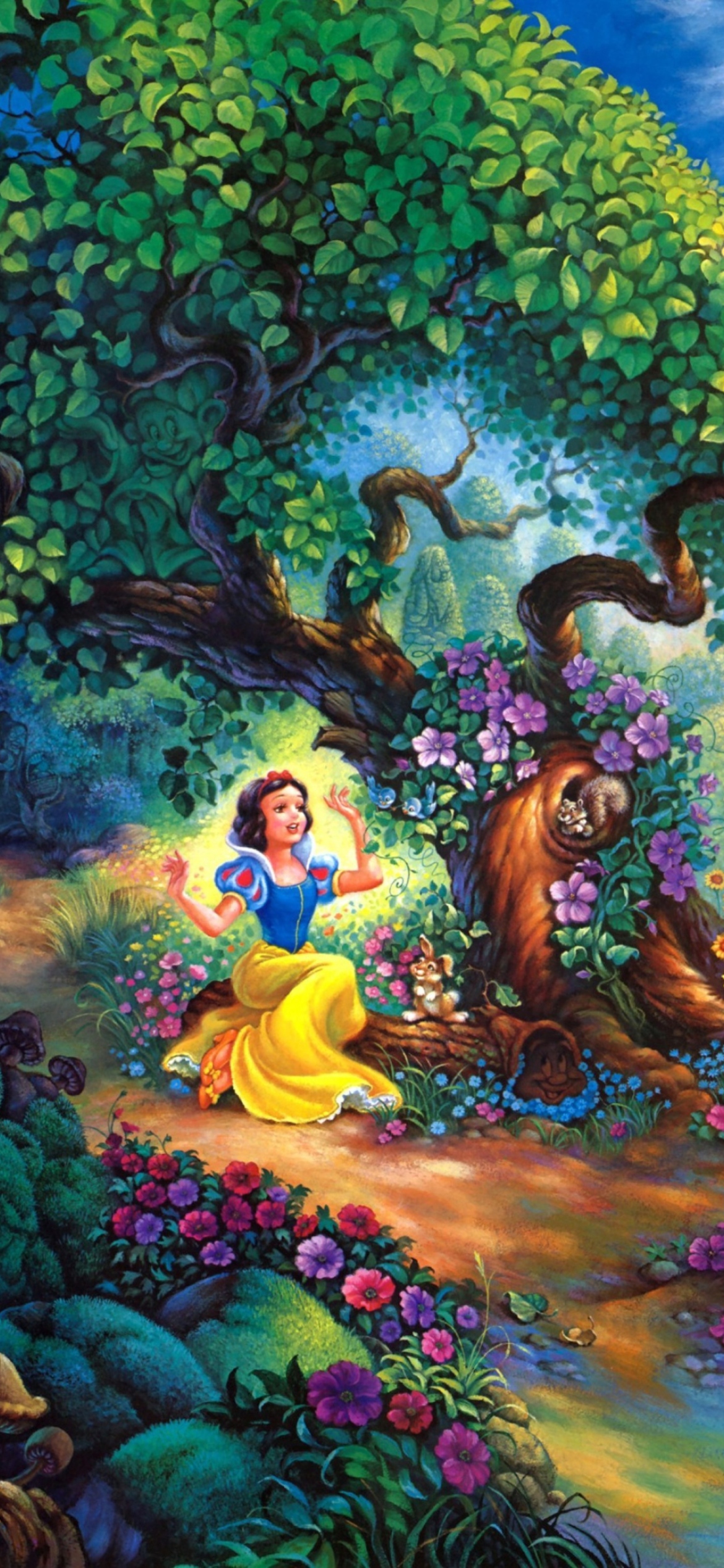 Sfondi Snow White In Magical Forest 1170x2532
