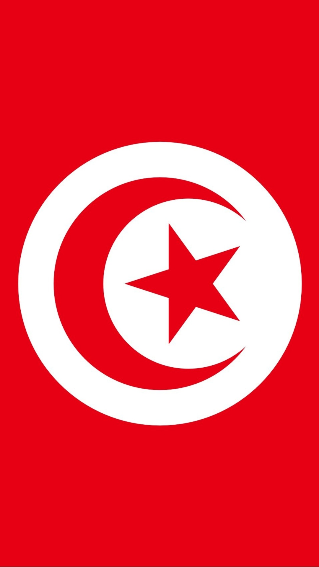 Sfondi Flag of Tunisia 1080x1920