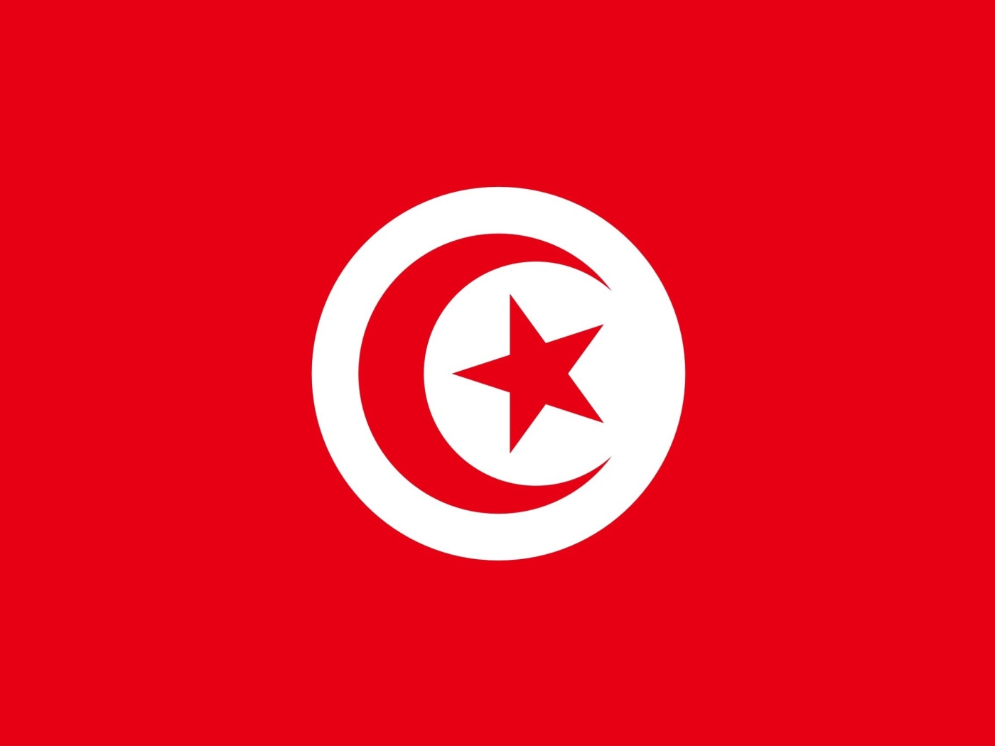 Das Flag of Tunisia Wallpaper 1400x1050