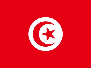 Flag of Tunisia wallpaper 320x240