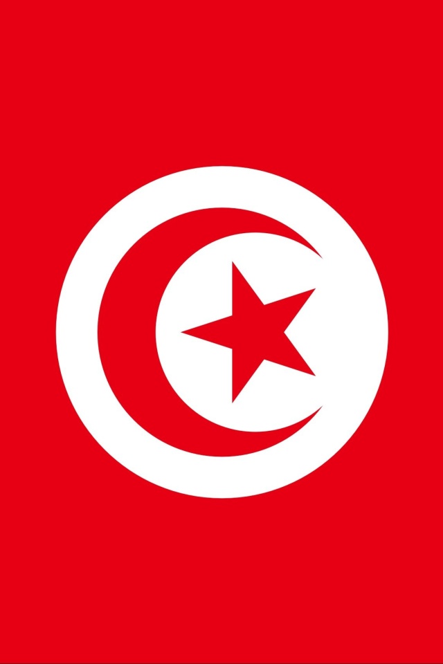 Fondo de pantalla Flag of Tunisia 640x960