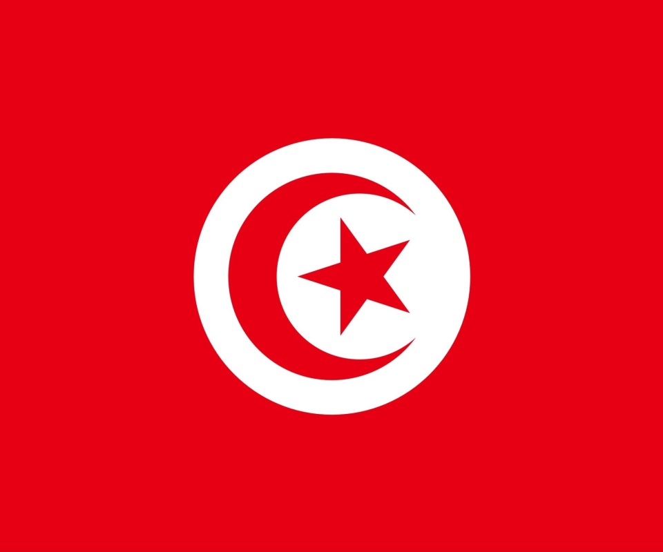 Das Flag of Tunisia Wallpaper 960x800