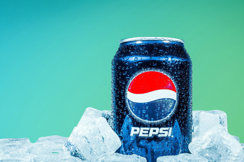 Обои Pepsi in Ice 480x320