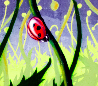Ladybug Painting - Obrázkek zdarma pro 208x208