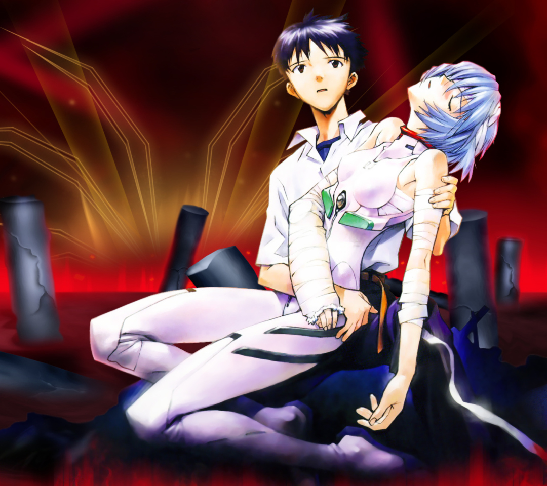 Screenshot №1 pro téma Evangelion - Kurosawa Rei 1080x960