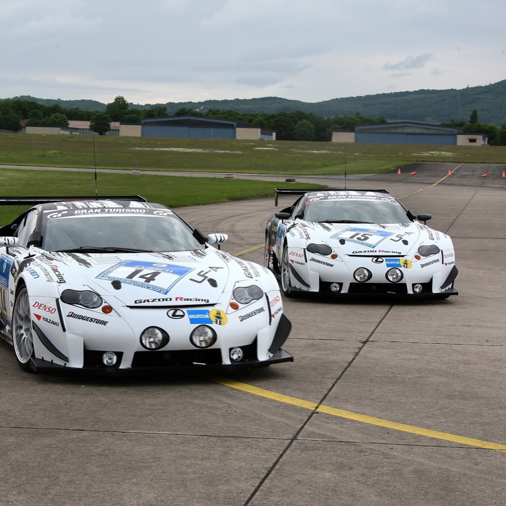 Обои Lexus RC F GT3 Race Car 1024x1024