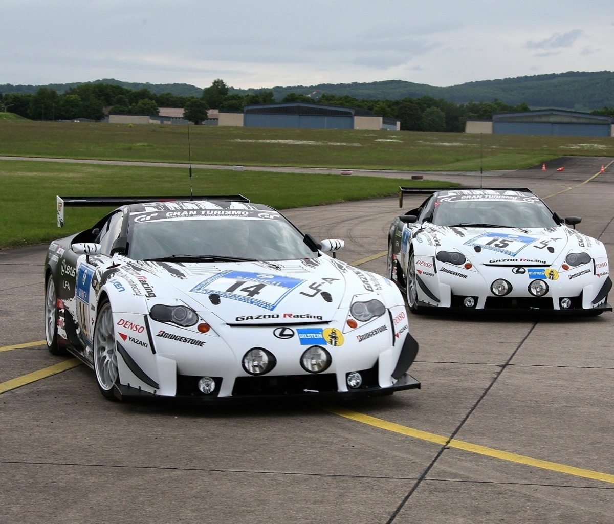 Обои Lexus RC F GT3 Race Car 1200x1024